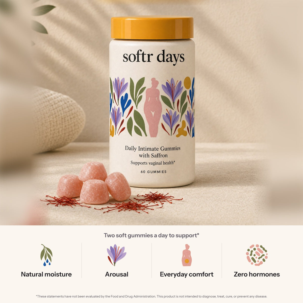 Daily Intimate Gummies with Saffron